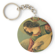 Angel Musician by Melozzo da Forlì Key Chain