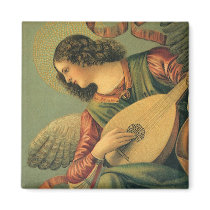 Angel Musician by Melozzo da Forlì Fridge Magnet