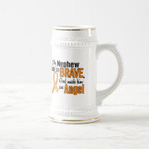 Angel Nephew Leukemia Mugs
