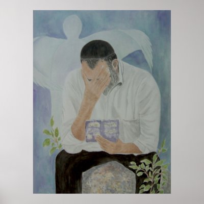 Angel Of Comfort Print by iluniasart