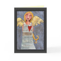 ANGEL of COURAGE - angelic greeting card by folkartblonde ANGEL of COURAGE - angelic greeting card