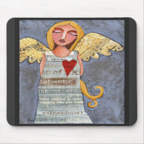 ANGEL of COURAGE - angelic mousepad