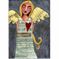 Angel of Courage - Christmas ornament photo sculptures by folkartblonde Angel of Courage - Christmas ornament photo sculptures