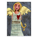 Angel of Courage-print by folkartblonde Angel of Courage-print