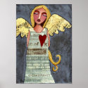 Angel of Courage-print print