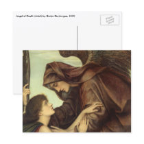Angel of Death (detail) by Evelyn De Morgan Postcards