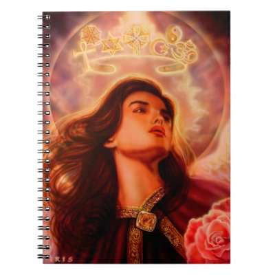 Angel of Dialogue Notebook by Lisa Iris by CrystalWind