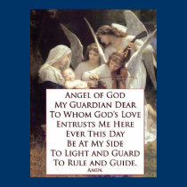 Angel of God Prayer posters