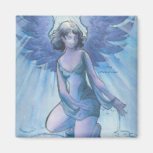 Angel of Grace Fridge Magnet