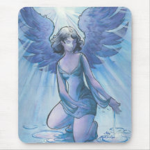 Angel of Grace Mouse Pads