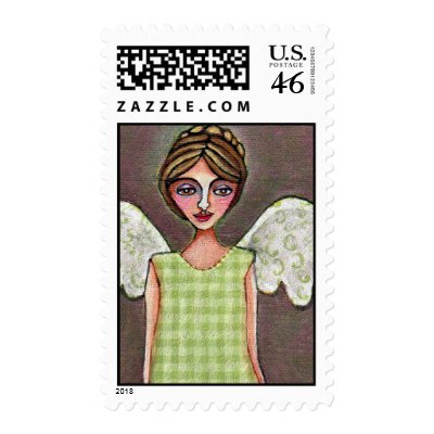 Angel of Grace - stamp by folkartblonde
