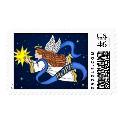 "Angel of Hope" Stamps by weloveangels