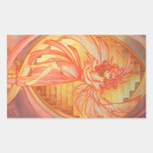 Angel of Life Rectangle Sticker