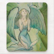 Angel of Peace Mouse Pad
