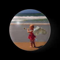 Angel Of The Shores series #10 button