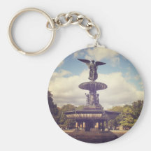 Angel of the Waters, Central Park, New York City Key Chain