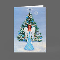 "Angel of White Christmas" cards