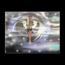 Angel on a Cloud postcards