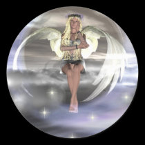 Angel on a Cloud stickers
