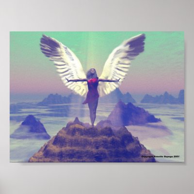 Angel on High Posters by dragonmagic59