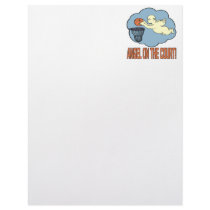 Angel On The Court Customized Letterhead