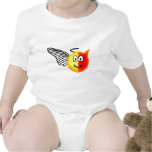 Angel or devil emoticon bodysuit