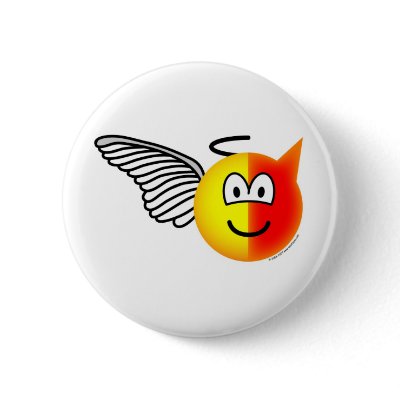 Angel or devil emoticon pin by emofaces