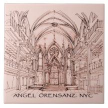 Angel Orensanz Ceramic Tile