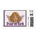 Angel Peace on Earth Stamp