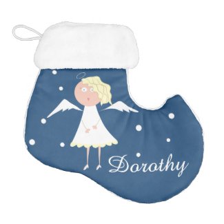 Angel Personalized Christmas Stocking with Name