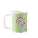 Angel piggy mug by jsoh Angel piggy mug