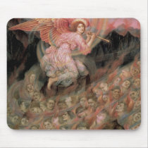 Angel Piping to Souls in Hell by Evelyn De Morgan Mouse Pad