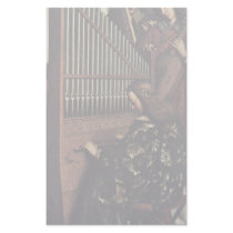 Angel Playing By Hubert Van Eyck (Best Quality) Customized Stationery