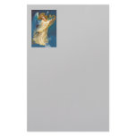 Angel Playing Music On A Harp Custom Stationery