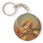Angel Playing the Violin by Melozzo da Forlì Keychains