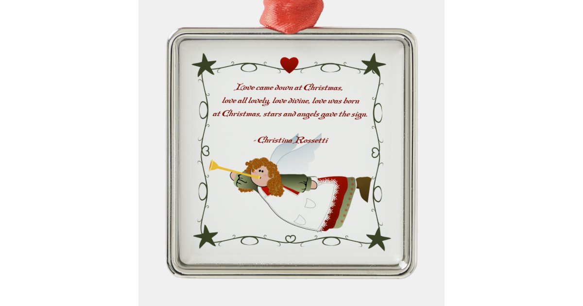 angel poem christmas ornament zazzle angel poem christmas ornament zazzle