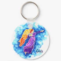Angel Point to Future Keychain