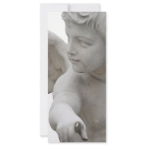 angel pointing at you rack card design