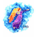 Angel Pointing To The Future Tshirt by Colista Angel Pointing To The Future Tshirt