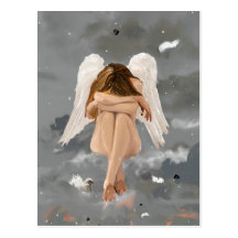 Angel, postcard