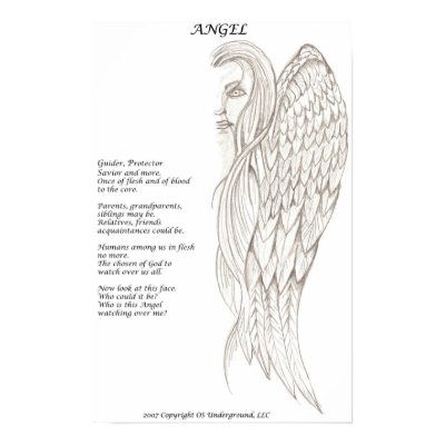 Angel Print by osundergroundllc