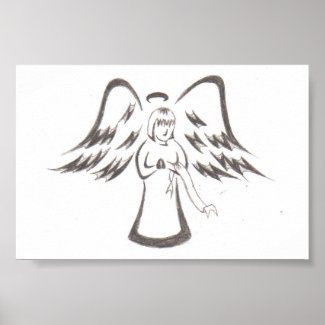 Angel print