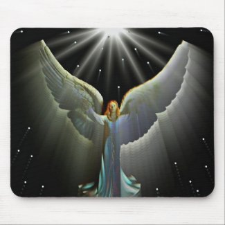 Angel Power Mousepad mousepad