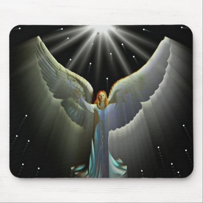 Angel Power Mousepad by Angels_Love_Gifts