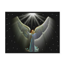 Angel Power Postcard by Angels_Love_Gifts Angel Power Postcard