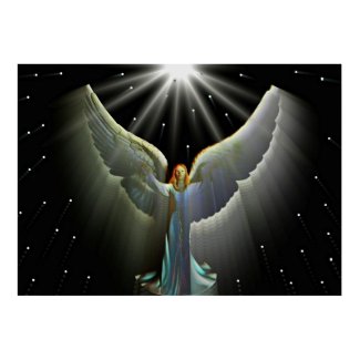 Angel Power Poster print