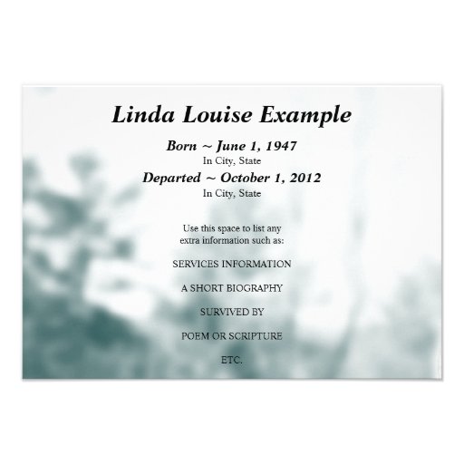 angel prayer memorial card