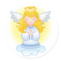 Beten Blue Angel sticker