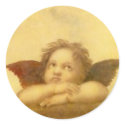 Angel Raphael Vintage Sticker -2 by darshe40 Angel Raphael Vintage Sticker -2
