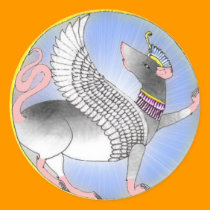Angel Rat Ring stickers by RatPirate Angel Rat Ring stickers